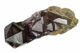 Smoky Amethyst Crystal Cluster - Namibia #132171-2